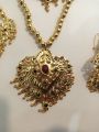 Traditional Sindhi 5-Layer Dhuri Jewelry Set with Earrings, Tikka & Jhumar – Bridal & Festive Design - HS Star Collection. 