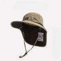 Unisex Summer Wide Brim Waterproof Quick-drying Panama Caps Outdoor Visor Bucket Hats Mesh Breathable Gardening, Fishing,hat.
