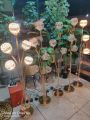 metal golden floor lamp. 