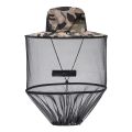 Mosquito Hat With Hidden Net Mesh Repellent Insect Bee Protection Men Women Outdoor Sunscreen Fishing Cap.