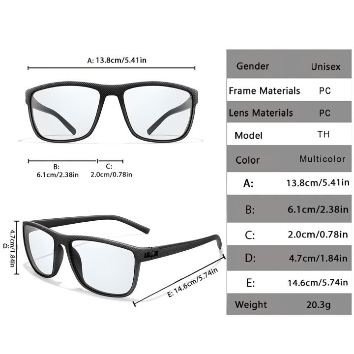 Classic%20Photochromic%20Goggles%20Cycling%20Sports%20Sunglasses%20Square%20Shades%20For%20Men%20Women%20Outdoor%20Running%20Hiking%20Baseball%20Glasses%20-%20Image%202