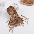 800pcs Disposable Toothpick Household Carbonized Bamboo Toothpick Eco-friendly Single Head Tooth Picks  For Home Dining Hotel. 
