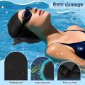 Unisex Adult Silicone Swim Cap Waterproof Swimming Hat Non Slip Bathing Pool Hat Elastic Silicone Cap for Long and Short Hair.
