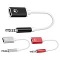 USB C To Aux Audio Dongle Cable 3.5mm Jack Converter Type-C Converter Earphone Adapter Earphone Audio Adapter Cable 3.5mm Male.
