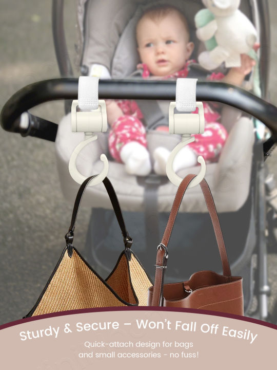 Multipurpose%20Stroller%20Hook%20with%20360%C2%B0%20Swivel,%20Heavy-Duty%20Clip%20for%20Bags%20on%20Most%20Carriers%20&%20Carts%20-%20Image%206