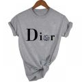 Men's and Women's Letter Printed Short Sleeved Shirt Basic  Round Neck T-shirt Fashionable Casual Short Sleeved Summer Brand New. 