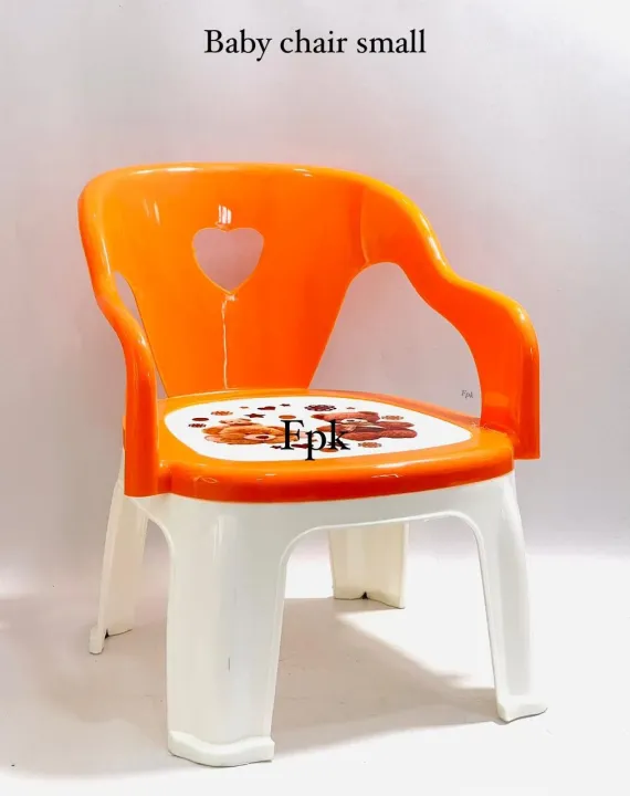 Plastic Chair with Cartoon Character Printed on Cushion Seat Light Weight chair Baby plastic chair