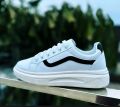 High sole white  sneakers, flexible ,comfortable .running shoes, winter shoes. 
