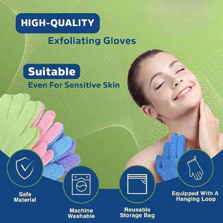 2pcs/6pcs/12pcs%20Reversible%20Exfoliating%20Shower%20Gloves,%20Body%20Scrub%20Gloves,%20,Cleansing%20Tools%20Bath%20Towel%20Bath%20Products%20Back%20Scrub%20-%20Image%206