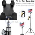 Homhu Bike Tablet Holder Indoor Gym Treadmill Handlebar Clip Tablet Mobile Phone Stand Bracket for iPad Air 10.9 Pro 12.9 Inch. 