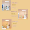 USB LED Table Lamp 3 Colors Eye Protection College Student Book Reading Lamp Night Light For Bedroom Bedside Learning Dormitory. 