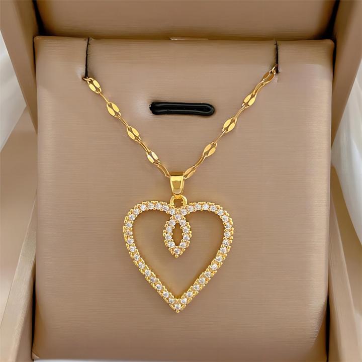 Trendy%20Heart%20Stainless%20Steel%20Zirconia%20Necklaces%20For%20Women%20Girls%20Love%20Gold%20Color%20Metal%20Necklace%20Party%20Birthday%20Daily%20Jewelry%20-%20Image%205
