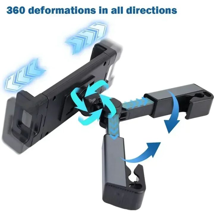 360%C2%B0Rotation%20Car%20Headrest%20Backseat%20Mount,Phone/Tablet%20Car%20Holder,Car%20Trip%20Essentials,Adjustable%20Back%20Seat%20Tablet%20Holder%20-%20Image%204