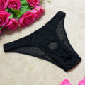 Sexy Lingerie Men Mesh Underwear Briefs Open Front Penis Pouch Hole Hollow Out Transparent Panties Underpants. 