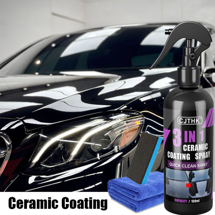 3 In 1 Car Ceramic Nano Coating Liquid Coatin Nano Crystal Hydrophobic ...
