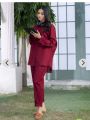 2-Piece Linen Traditional Kurta Pajama for Women/Girls, Casual and Comfortable, Available in Multiple Sizes. 