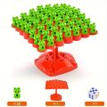1pc Frog Balance Tree Board Game, Math Stacking Concentration Training Game Toy, Party Interactive Board Game Toy. 