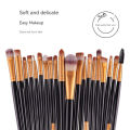 20 PCS Makeup Brush Set Eye Shadow Brush Set Foundation Brush Beauty Tools Super Soft Man-made Fibers Full Set. 