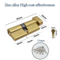 Replacement of lock cylinder for home interior anti-theft doors Keyed door lock Zinc alloy copper alloy 60mm 70mm 80mm. 