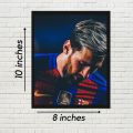 Lionel Messi wall frame in Barcelona jersey room Decor. 