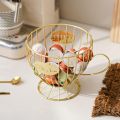 Metal Coffee Capsule Holder Large Capacity Cup Coffee Pod Organizer for Coffee Shop Bar Display Kitchen Storage Accessories. 