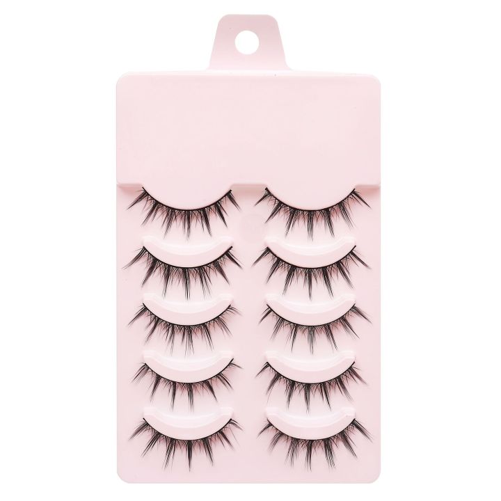 MJ%205Pairs%20Little%20Devil%20False%20Lashes%20Natural%20Fake%20Eyelashes%20Fluffy%20Soft%20Daily%20COS%20Full%20Strip%20Lashes%20Band%20-%20Image%207