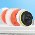 3/4/5 Inch Drill Car Polisher Wool Polishing Machine Wax Pads Car Buffing Pads Sponge Foam Kit for Auto Polishing Sanding Waxing. 