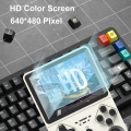 GAMINJA New Open Source Retro Handheld Video Game Console Buit in 64GB Card Emulator for PS1/PSP/DC/N64/SS 3.5 Inch IPS Screen. 