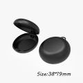 Round Soundproof Earplug Box Soundproof Mini Earplug Storage Box Jewelry Craft Sleeping Earplug Organiser. 