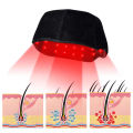 660nm 850nm Red & Infrared Light Hair Growth Cap, USB Charging Red Light Therapy Device Hair Loss Treatment Hair Regrowth Helmet. 