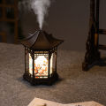 New small pavilion humidifier night light home Chinese style, home office humidifier USB portable water supplement car.