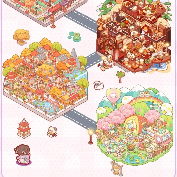 Miniature%20Scene%20Collection%202.0%20Landscape%20Stickers%203D%20House%20Girl%20Decompression%20DIY%20Children's%20Handbag%20Stickers%20-%20Image%203