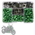 177pcs Fairing Bolts Motorcycle Screws Body Screws Nuts For kawasaki z750 z900 z1000 z800 versys 650 er6n ninja 400 300 z1000sx. 