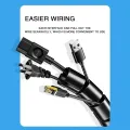 2/1M 16/10 mm Flexible Spiral Cable Wire Protector Cable Organizer Computer Cord Protective Tube Clip Organizer Management Tools. 