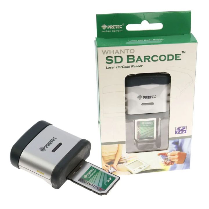 SD Card Barcode Scanner - Mobile Laser Reader SDIO Class 2 - Brand New