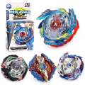 Beyblade Beyblade with chassis and pull line model metal assembled gyro cover straight. 