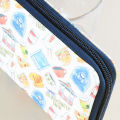 Large Capacity Cartoon Pattern Clutch Wallet with Zipper - Versatile Credit Card and Coin Purse. 