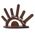 Creative Wooden Jewelry Display Stand Rings Holder Handcrafted Organizer for Necklaces Earrings Home Decor Gift. 