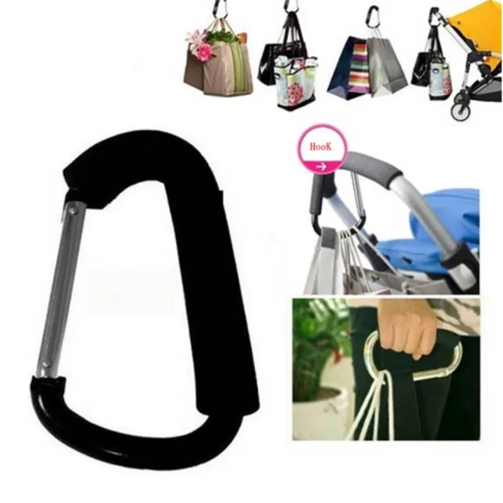 Large%20Carabiner%20Stroller%20Hooks%20Organizer%20Aluminum%20D%20Ring%20Spring%20Snap%20Keychain%20Clip%20Carry%20Handle%20for%20Hanging%20Purses%20Shopping%20Bags%20-%20Image%203