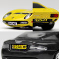 FM 1/64 Scale Metal License Plate for Diecast Mini Model Cars Detail-up Kit Modified Accessories Gift for Collection Toy.