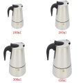 2/4/6/9 Cups Stainless Steel Coffee Maker Moka Pot Espresso Maker Cups Latte Percolator Stove Top Espresso Pot. 