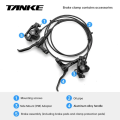 TANKE MT200 Bike Hydraulic Disc Brake MTB Brake BL BR 800/1600mm Bicycle Brake 2 Piston 3 Finger Steel Lever Bike Parts Upgrade. 