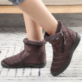 Winter Women Boots Waterproof Snow Boots Plus Size Casual Flat Women Casual Shoes Warm Fur Female Boots Antislip Cotton Shoes. 