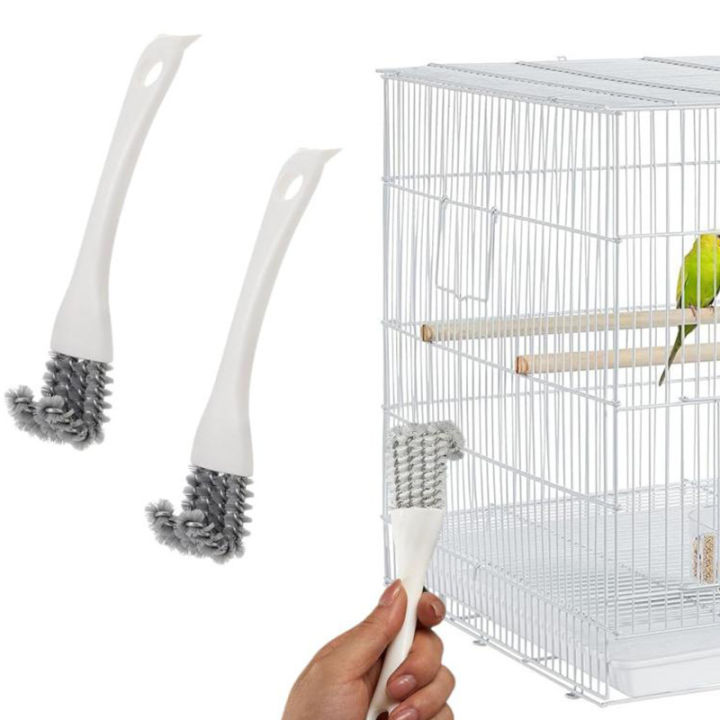 1pc Bird Cage Cleaning Brush Tool, Bird Poop Remover,Parrot Cage ... - Parrot Cage Cleaning Products