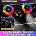 Car Music Rhythm Lamp Car Air Outlet Freshener D2 Vehicle-Mounted Color-Changing Audio Light App Control Music Atmosphere Light.