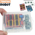 DIY KIT CNC Shield Expansion Board for 3D Printer + 4 x A4988 Stepper Motor Driver with Heat Sink + UNO R3 DIY. 