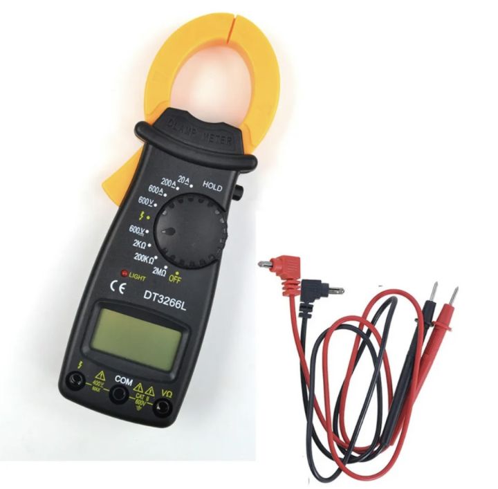 New LCD Digital Clamp Multimeter Multitester Electrical Clip on
