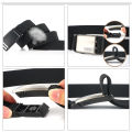 Fashion Nylon Belt  Magnetic Buckle Adjustable Belts For Men Elastic Belts High Quality Wear-resistant. 
