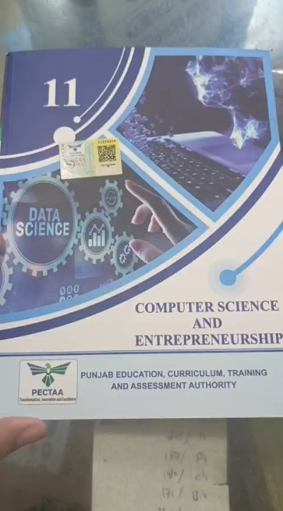 PTB New Computer Science and Entrepreneurship For Class 11 by Punjab Textbook And Board New Edition
