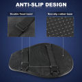 Wavy Motorcycle Seat Cushion arge 3D Honeycomb Structure Pressure Relief & Breathable Motorcycle TPE Gel Seat Pad for Long Rides. 